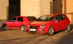 Volkswagen golf 5 vs golf 2