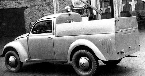 Volkswagen Beetle делался во множестве различных модификаций — среди них был даже пикап.