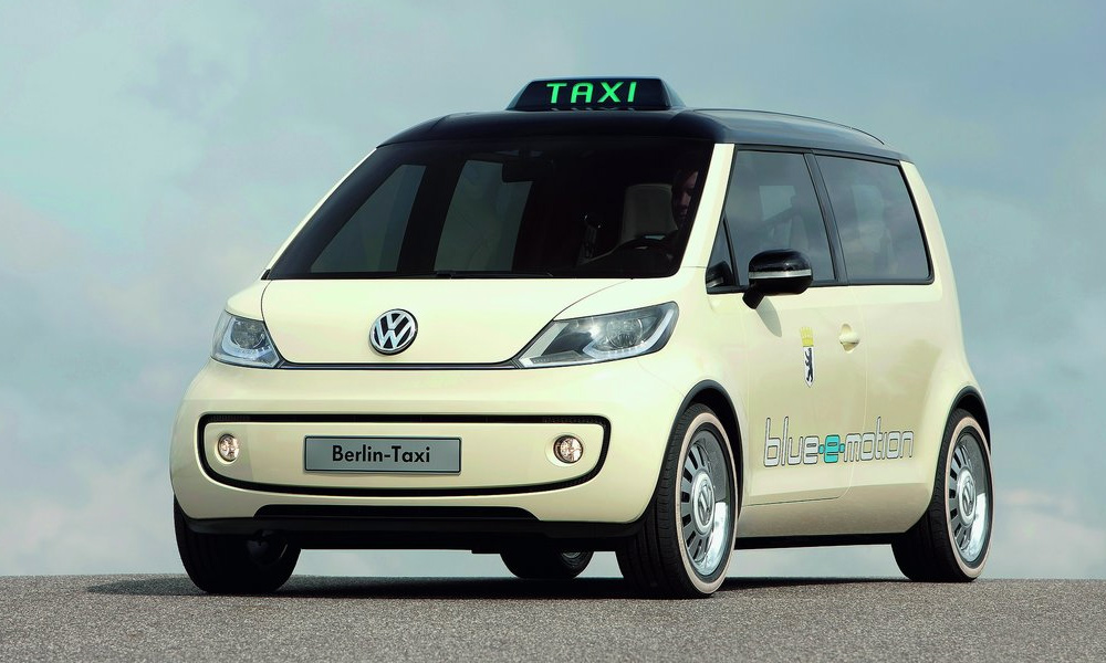 Volkswagen разработал уникальное электро такси