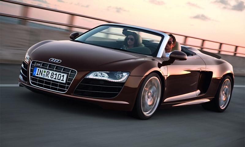 Audi выпустит R8 Spyder