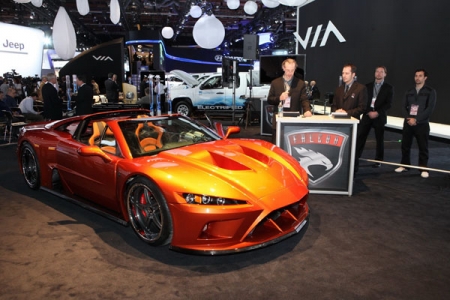 Эксклюзивный карбоновый суперкар Falcon F7